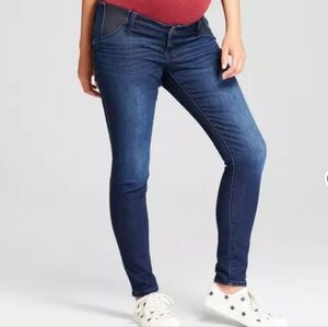 Under Belly Skinny Maternity Jeans - Isabel Maternity - Dark Wash Denim - 14